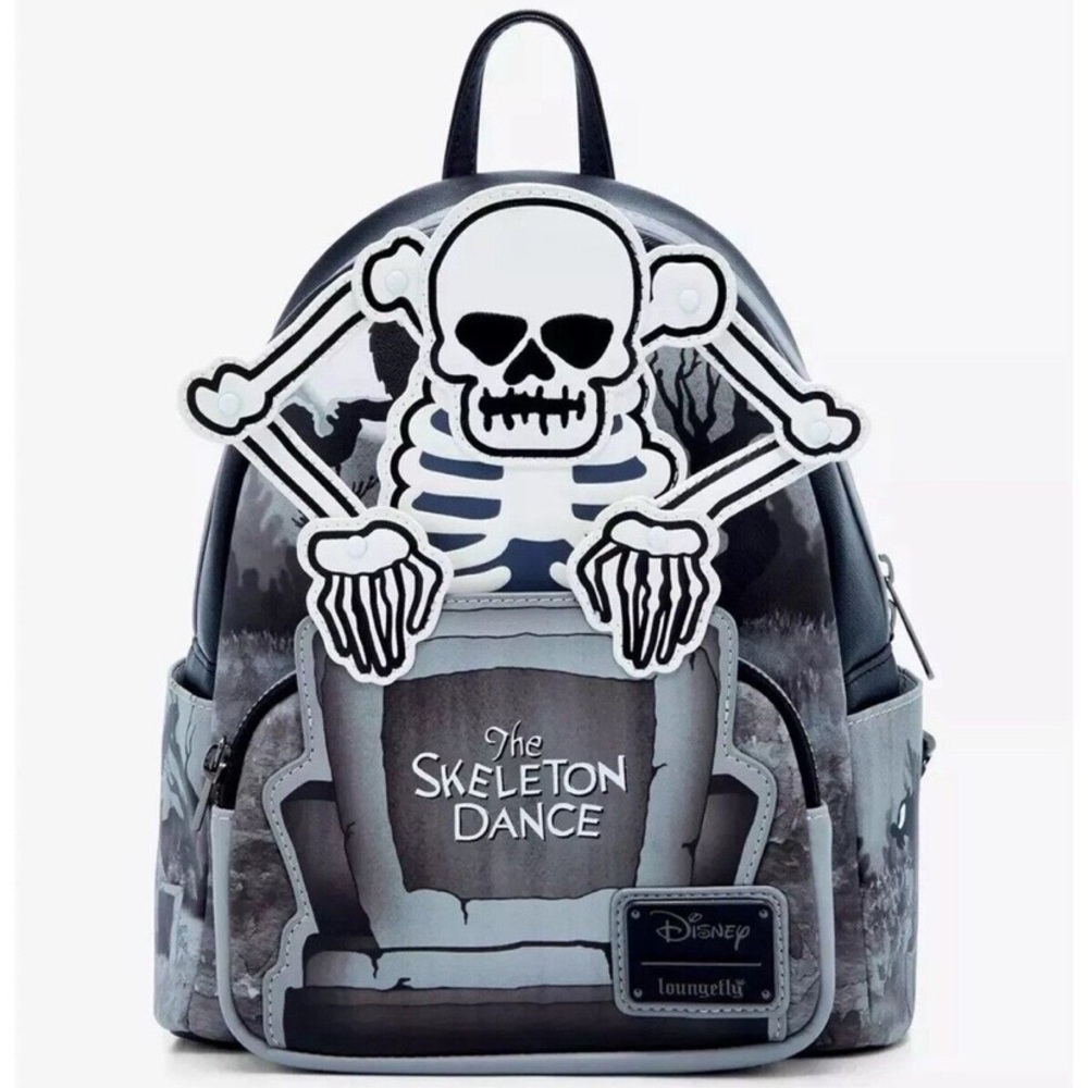 Loungefly Disney The Skeleton Dance Glow-In-The-Dark Mini Backpack